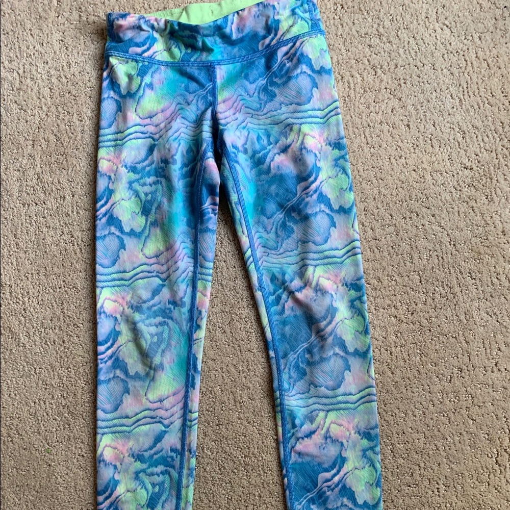 Ivivva girls tights Sz8